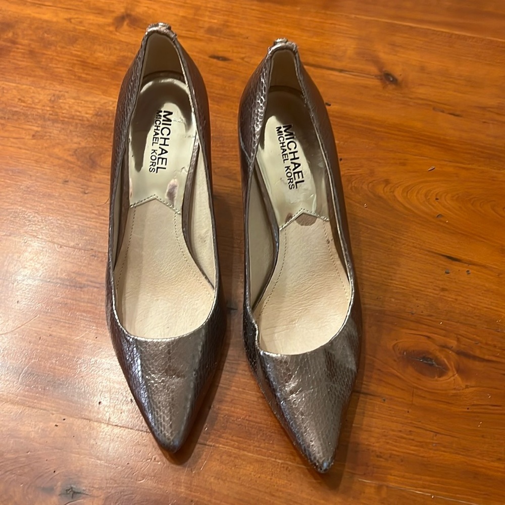 Michael Kors Silver Heels